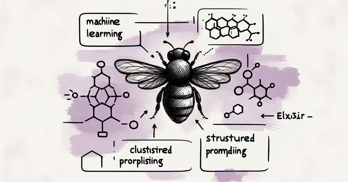 Exploring Machine Learning in Elixir through Clustering and Structured Prompting with Bumblebee