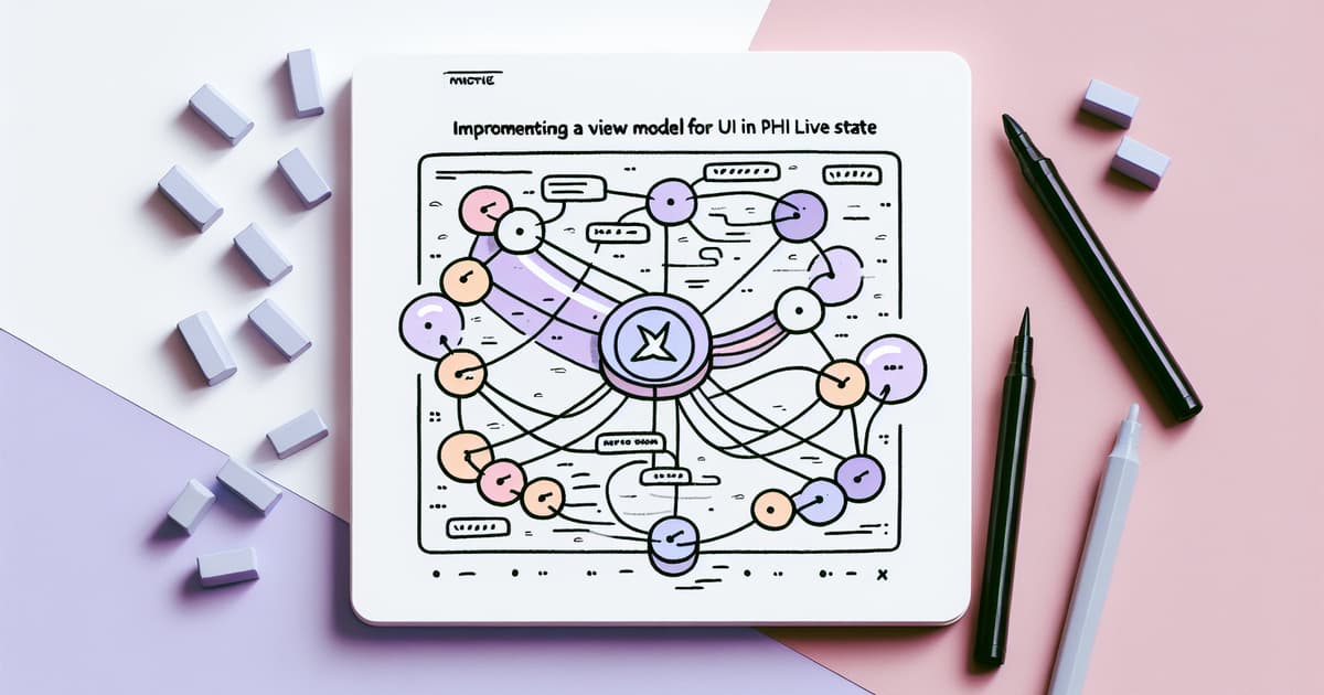 Implementing a View Model for UI State in Phoenix LiveView