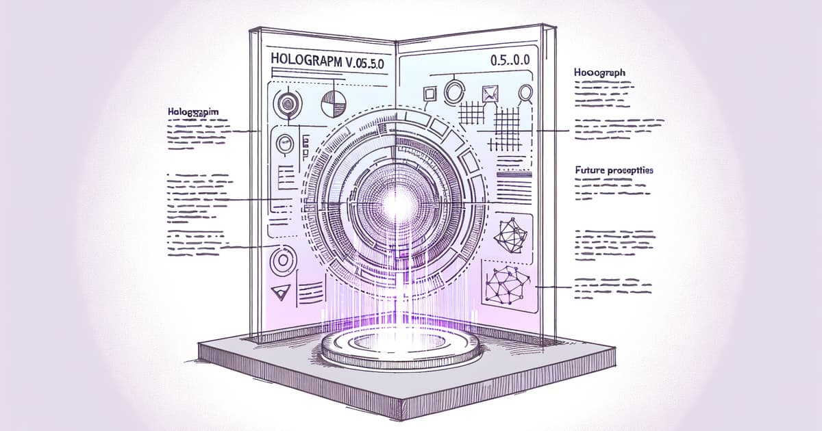 Overview of Hologram v0.5.0 and its future prospects