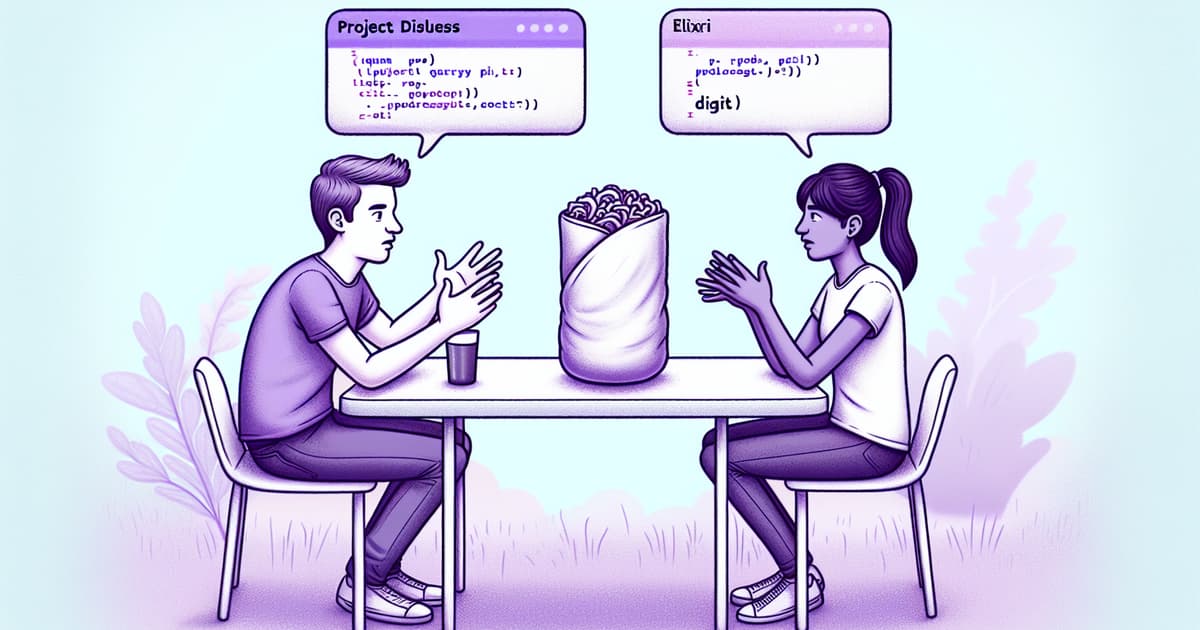 Discussion on the Burrito project using Elixir with Quinn and Digit