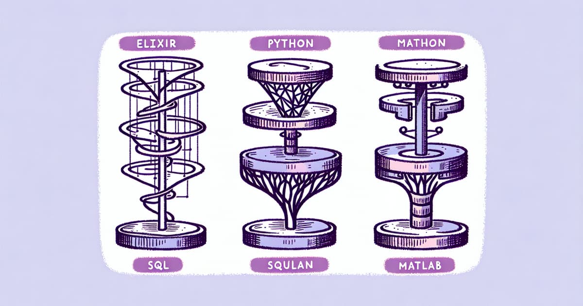 Comparing Machine Learning Capabilities Across Elixir, Python, SQL, and Matlab