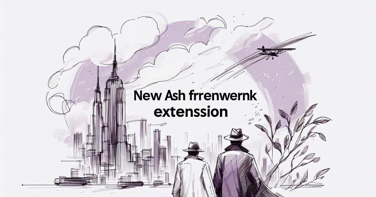 Announcement of the New Ash Framework Extension