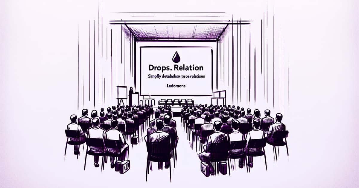 Launch of Drops.Relation for Simplifying Database Relations in Elixir
