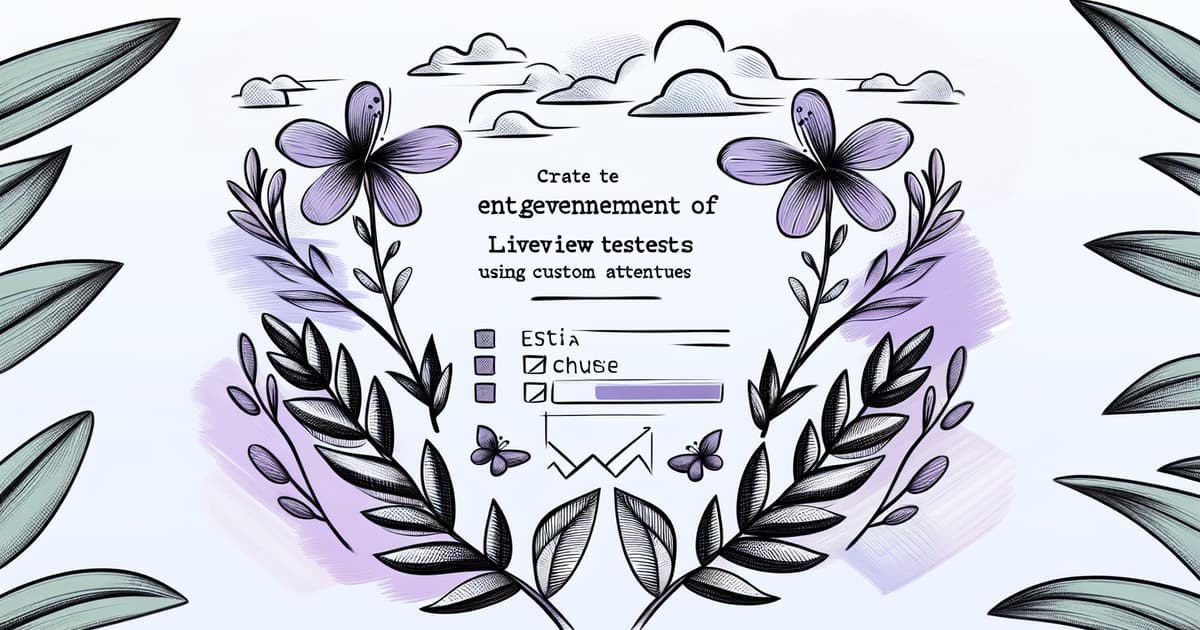 Enhancing LiveView Tests with Custom Attributes